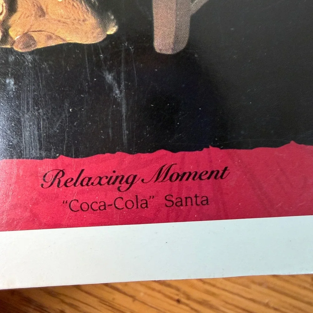 Hallmark Keepsake Ornament 1994 Coca-Cola Santa Relaxing Moment with Box